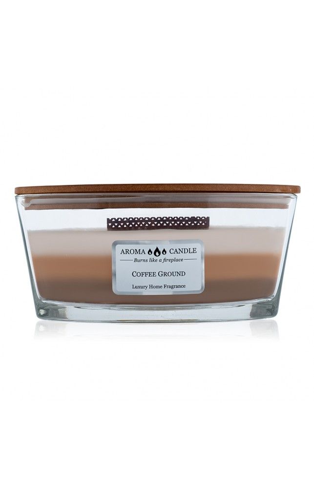 Aroma Candle Tricolor Coffie Ground