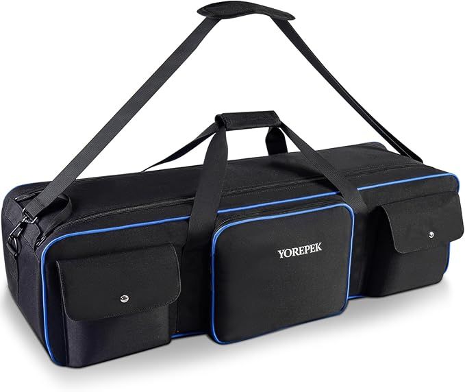 YOREPEK Tripod Carrying Case Bag 40.5&quot;, Resistant Light Stand Bag with 2 Protective Pads, Photo Studio Equipment Case fit Tripods Manfrotto, Monopods, Speaker Stands, Umbrellas, Accessories, Travel
