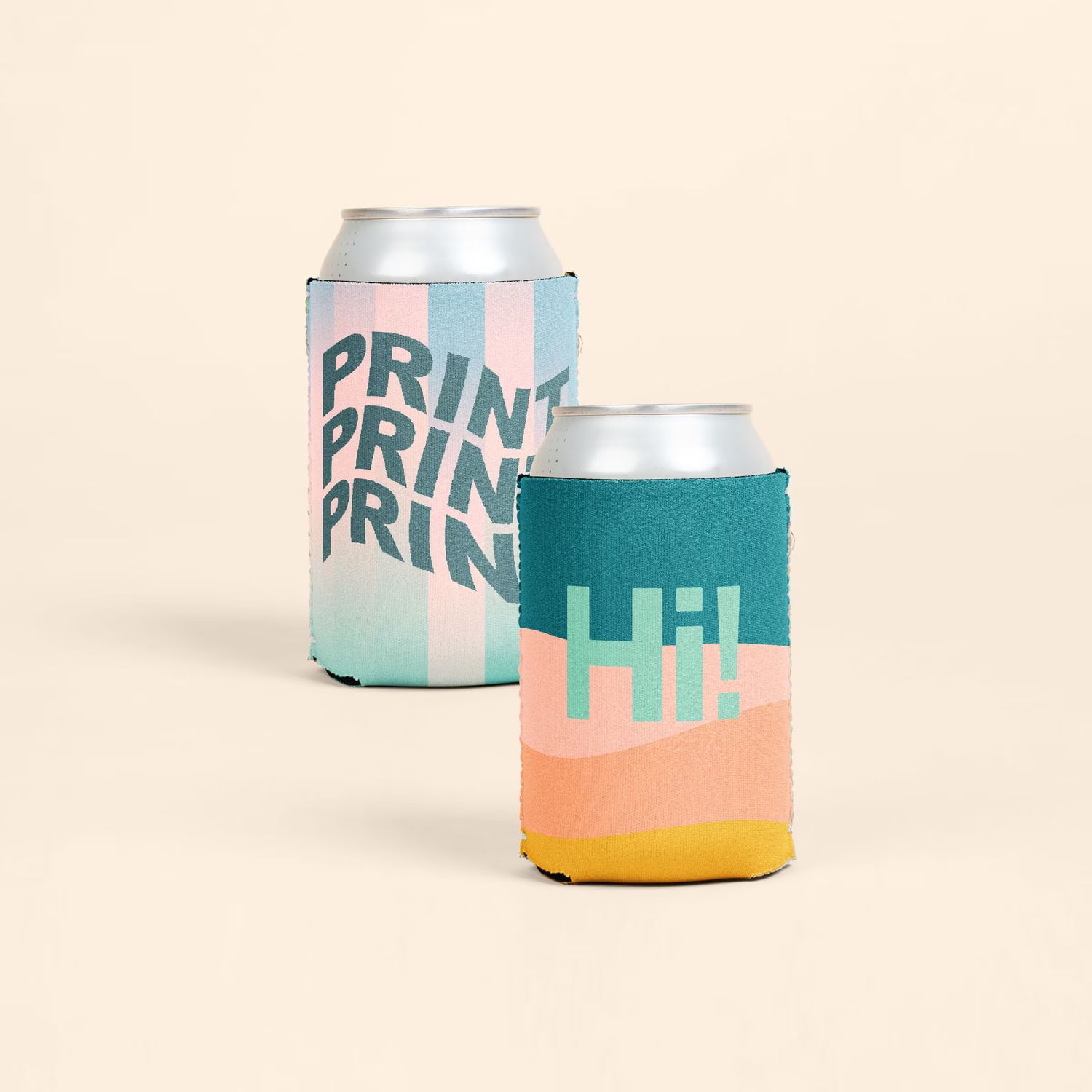 Neoprene Collapsible Can Coolers