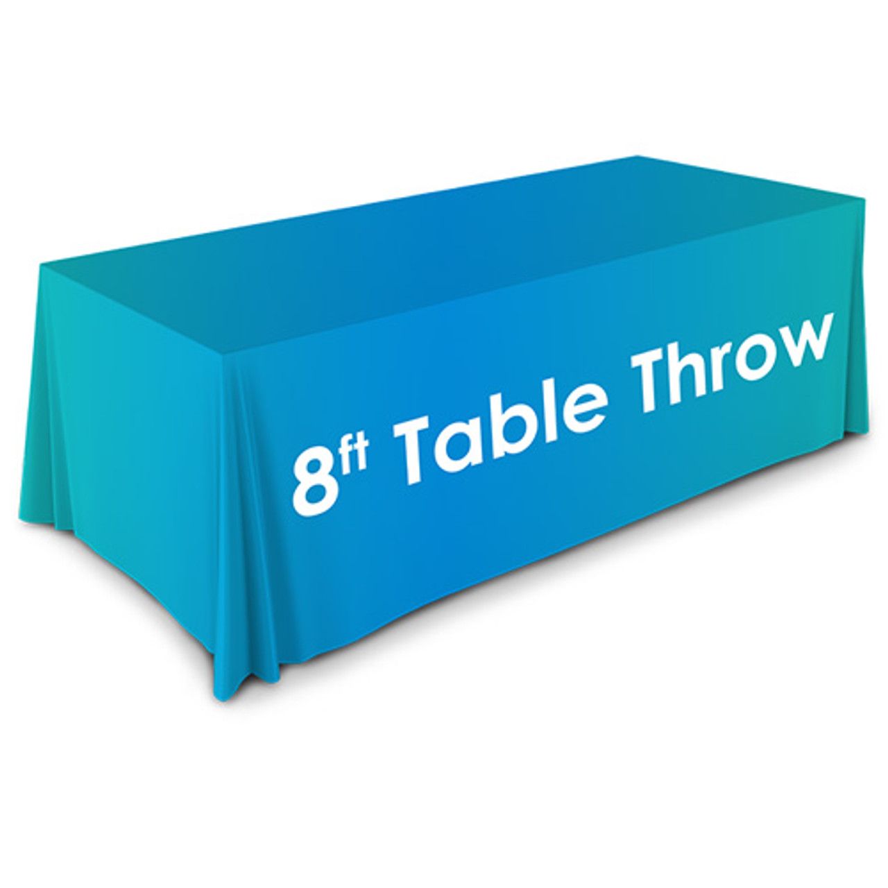 8&#39; Table Throw Custom Fabric