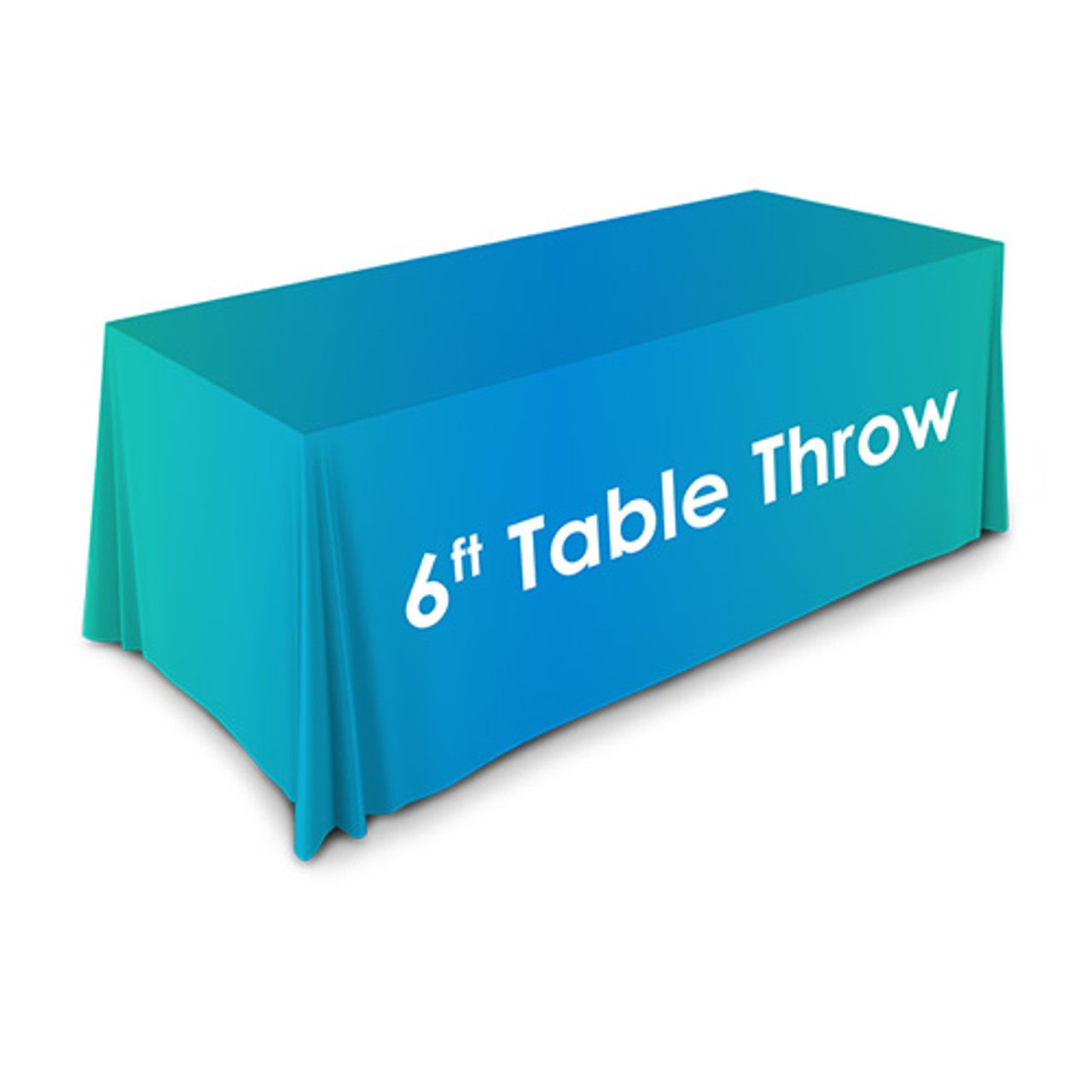 6&#39; Table Throw Custom Fabric
