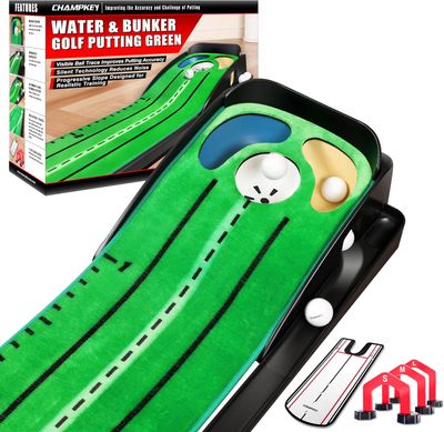 CHAMPKEY Professional Hazard Golf Putting Green