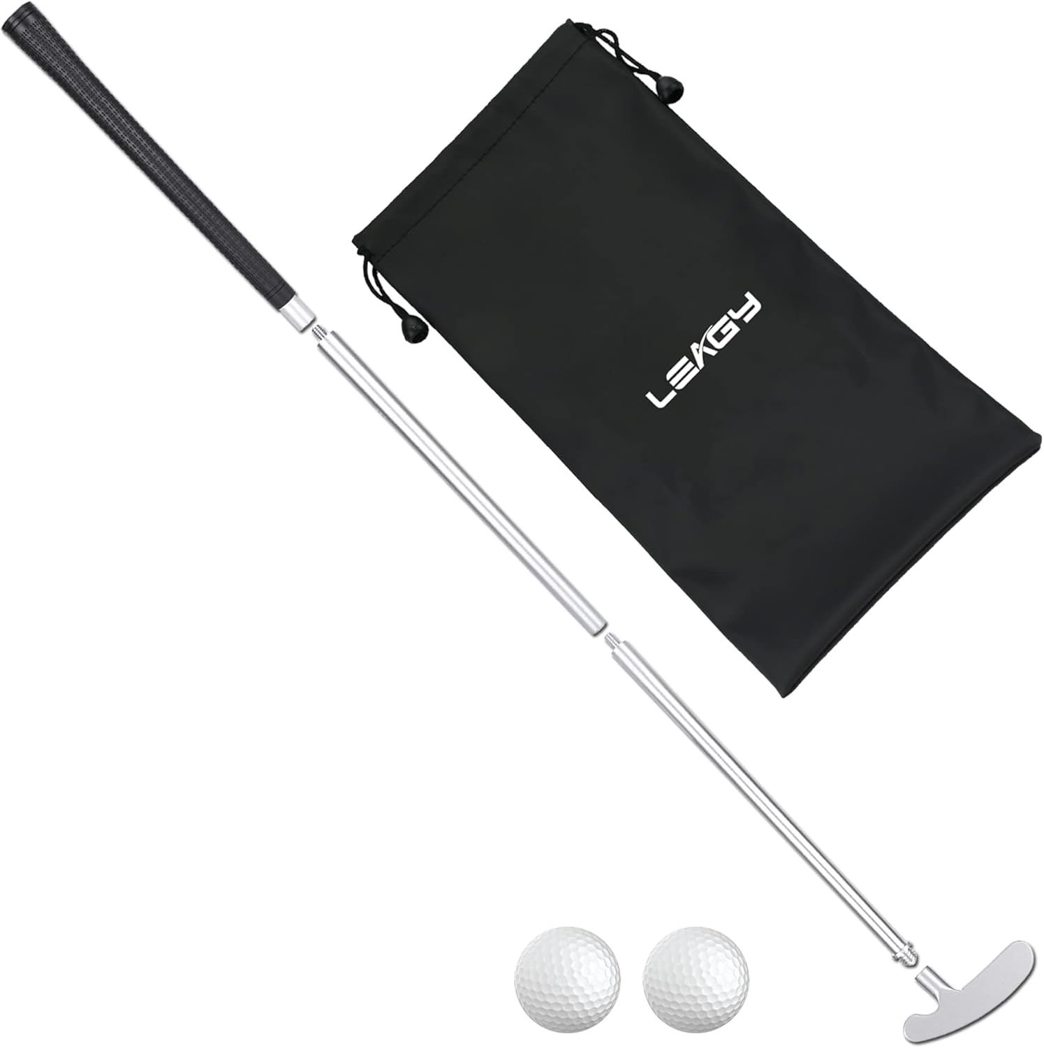 LEAGY 4-Section Portable Putter - Right &amp; Left Hand
