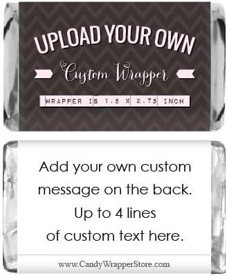 Personalized Miniature Candy Bar Wrappers (CANDY NOT INCLUDED)