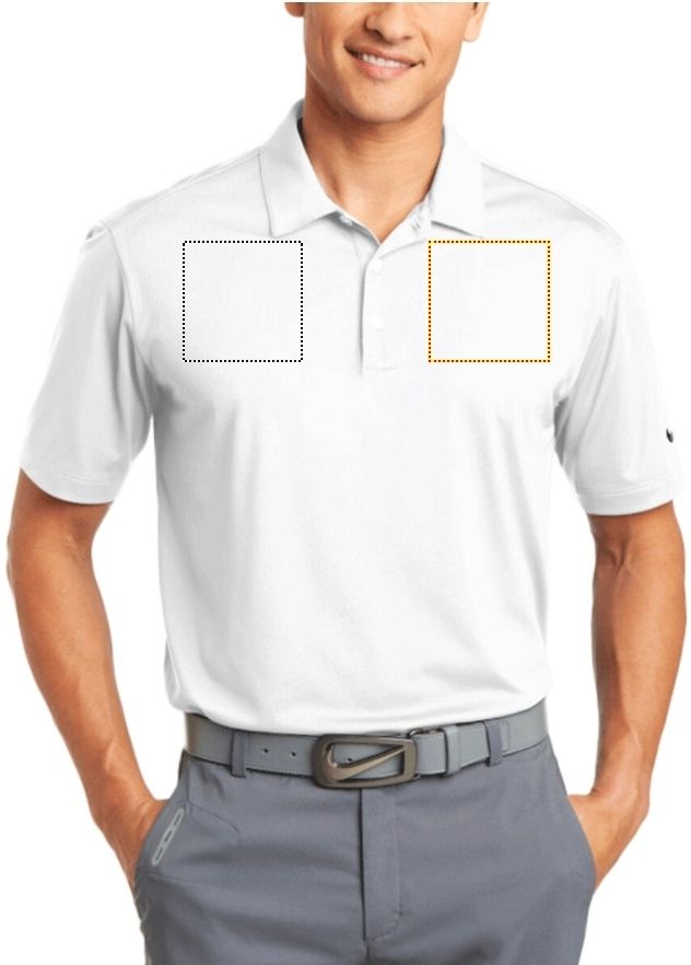 Custom Golf Dri FIT Vertical Mesh Polo 637167