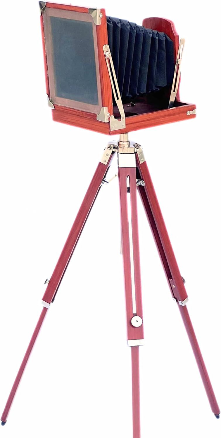 Antique Style Retro Vintage Look Wooden Film Camera