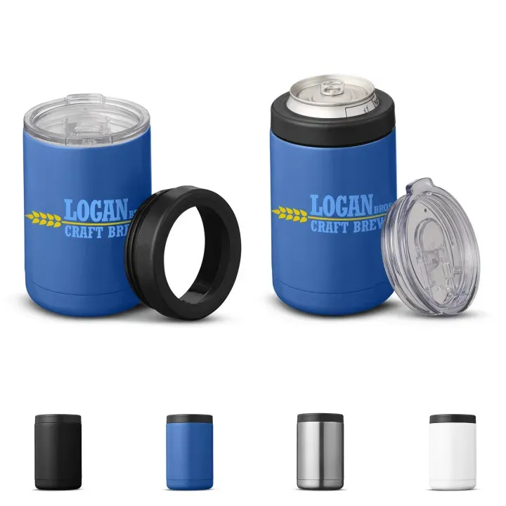 Customized 2-in-1 Stainless Steel Can Cooler-Tumbler 12oz
