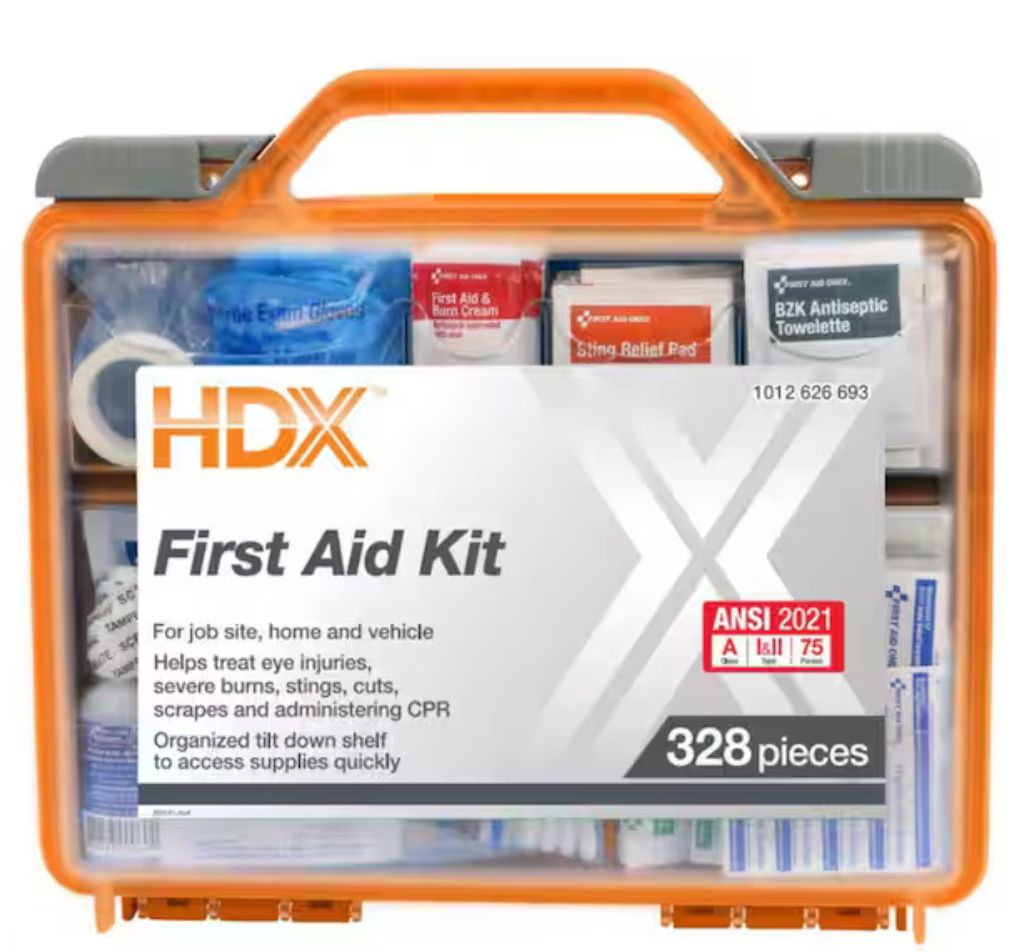 328-Piece ANSI Rated First Aid Kit
