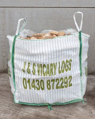 1 Cubic Metre Bag of 10&quot; Ready to Burn Logs