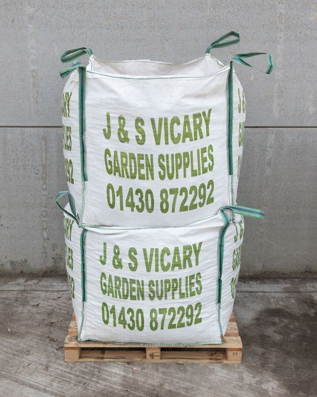 2 x 1000 Litre Bags of Fine Wood Mulch (Bundle)