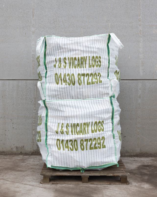 2 x 1 Cubic Metre Bags of 10" Ready to Burn Hardwood Logs (Bundle)