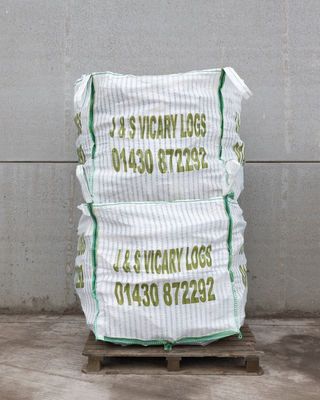 2 x 1 Cubic Metre Bags of 38cm Ready to Burn Hardwood Logs (Bundle)