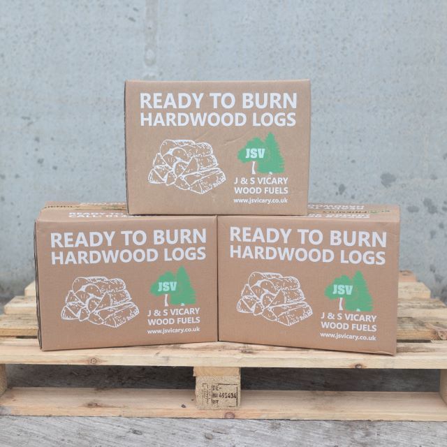 1 x 27L Ready to Burn 10" Hardwood Log Box