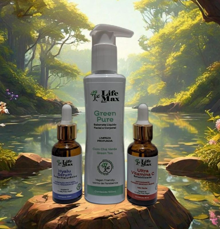 KIT SKIN CARE REJUVENESCEDOR DA PELE