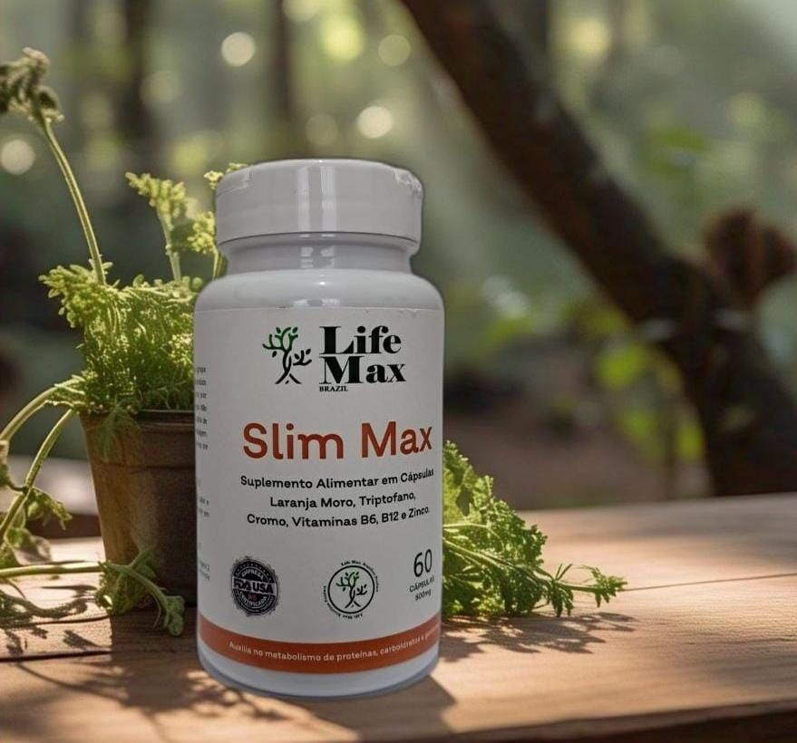 SLIM MAX EMAGRECEDOR NATURAL  - 60 CÁPSULAS