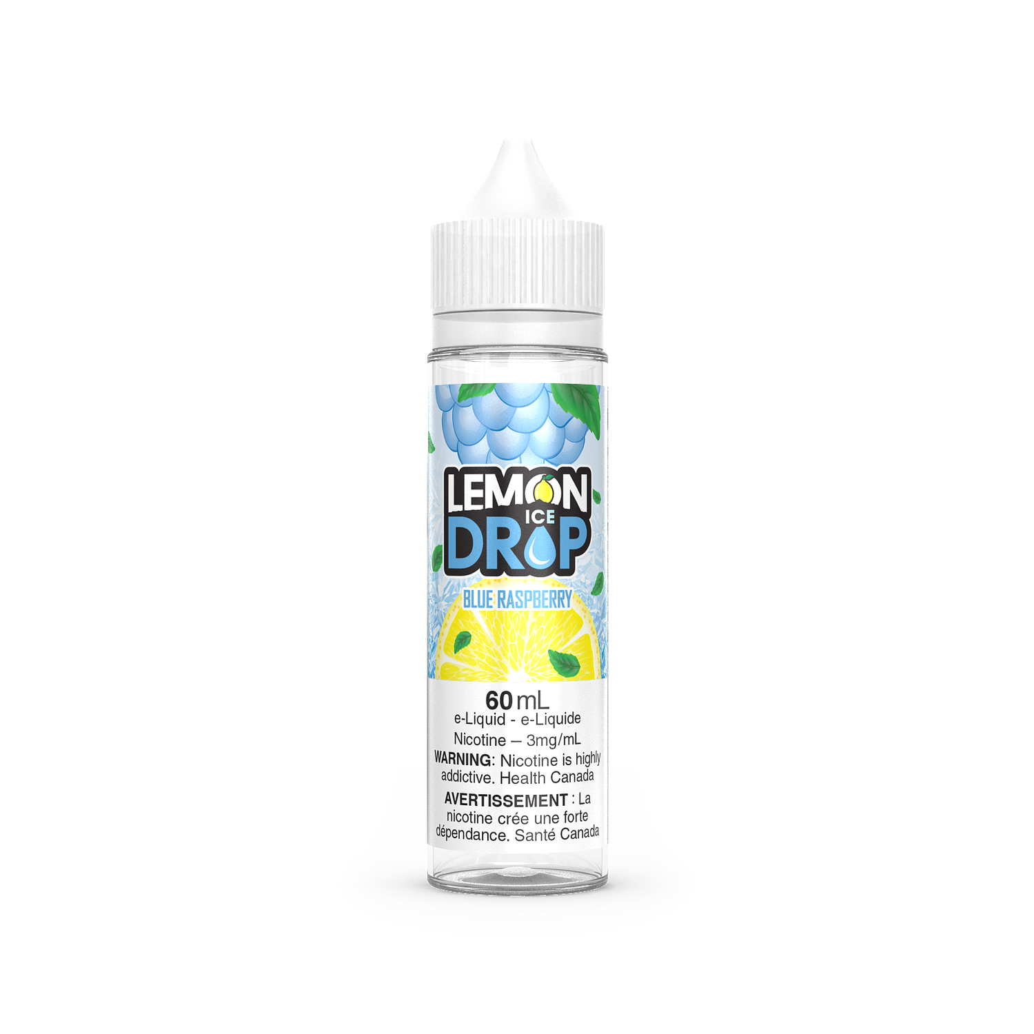 ICED LEMON DROP, Flavor: Iced Blue Raspberry, MG: 0
