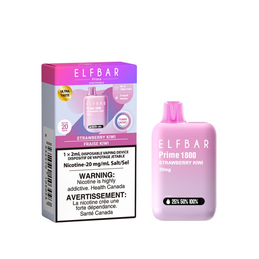 ELF BAR PRIME, Flavor: Strawberry Kiwi