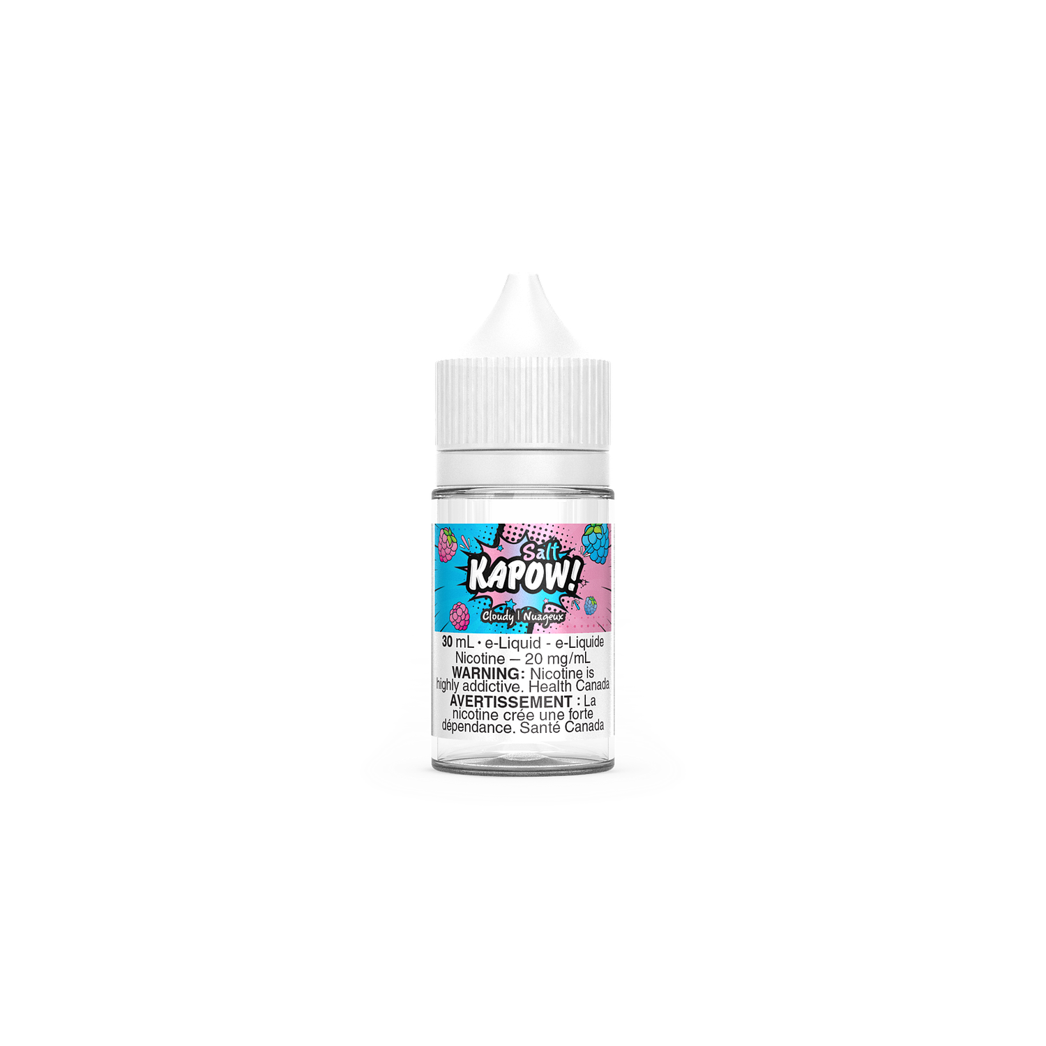 KAPOW SALT, Flavor: Cloudy, MG: 12