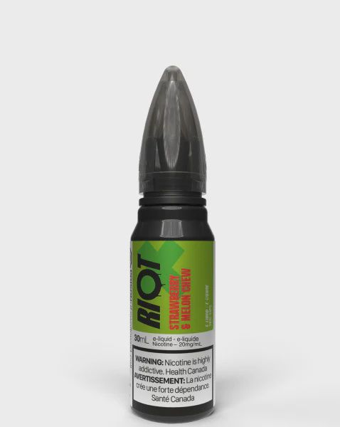 Riot X Salt 30ML, Flavor: Strawberry Melon Chew, MG: 10