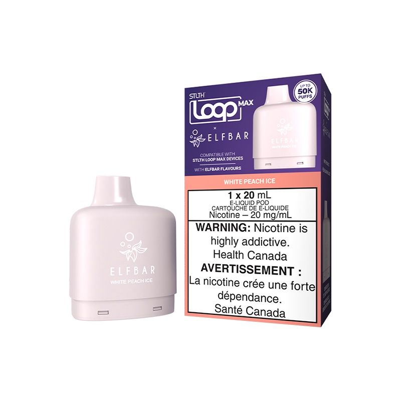 STLTH LOOP MAX/ELFBAR, Flavour: White Peach Ice