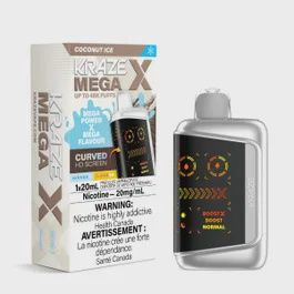 Kraze Mega X, Flavour: Coconut Ice