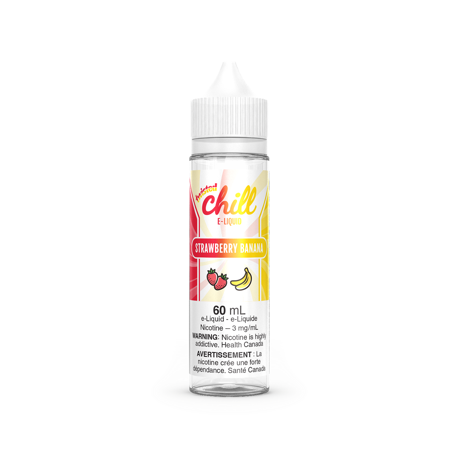 CHILL Twisted, Flavor: Strawberry Banana, MG: 3MG