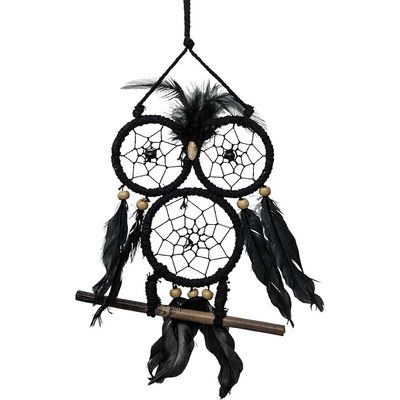 6.5&quot; Owl On Branch Dreamcatcher