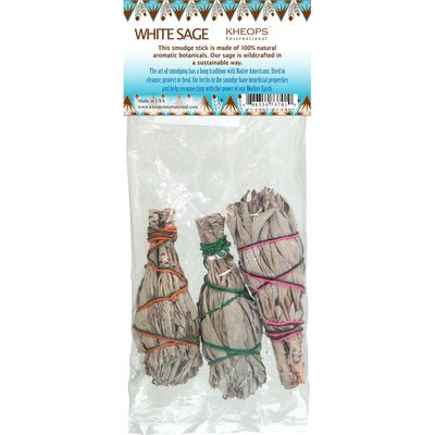 3.5&quot; Smudge California Sage Mini 3pk