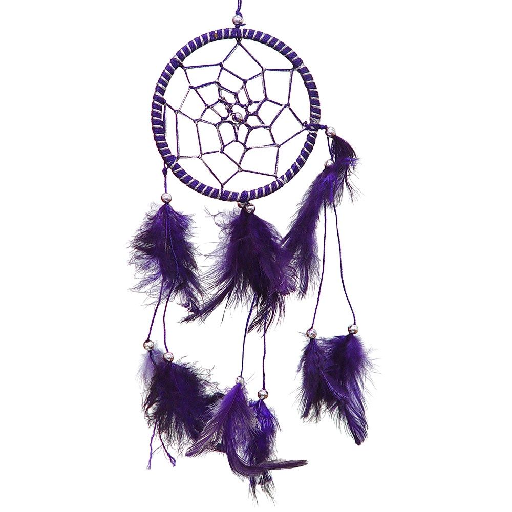 3.5&quot; Purple Dreamcatcher