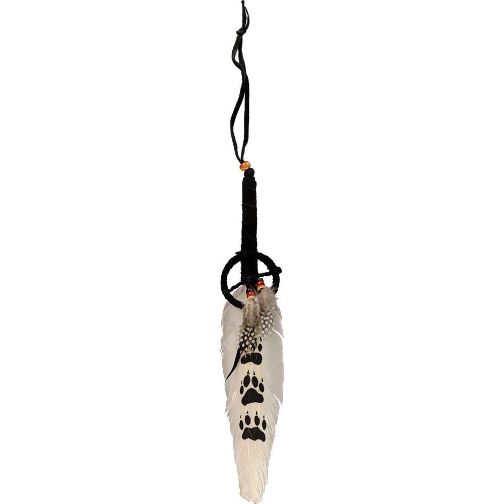 18&quot; 3 Animal&#39;s Spirit Smudging Feather