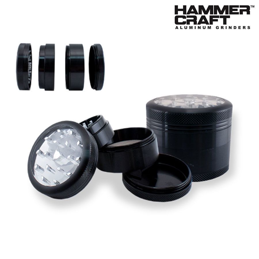 Hammercraft 2.2&quot; Clear Top Pollinator Grinder