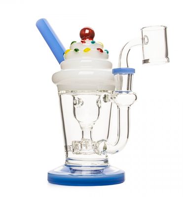 Red Eye Glass 8&quot; Milkshake Inline Rig