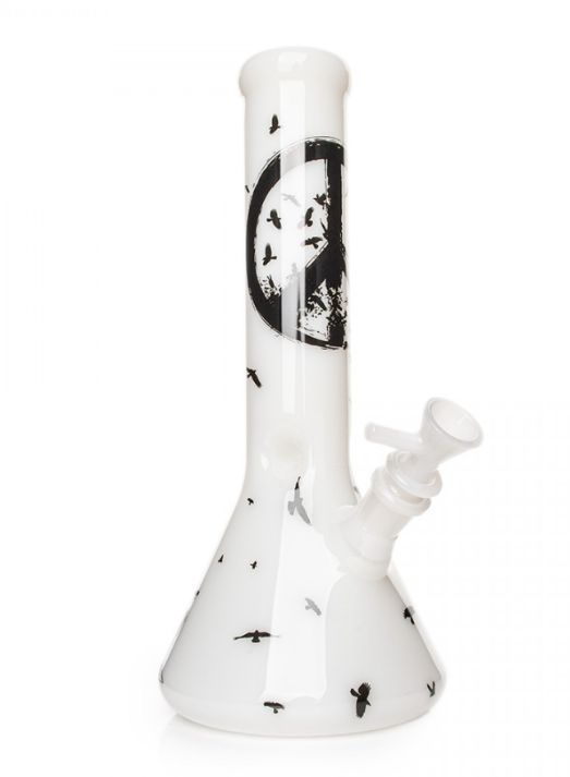 Red Eye Glass 12&quot; Crow Beaker