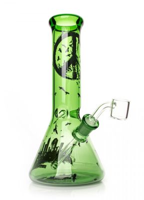 Red Eye Glass 8.5&quot; Crow Beaker Rig