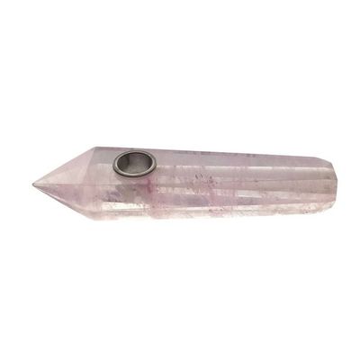 Cotton Candy Quartz Crystal Pipe