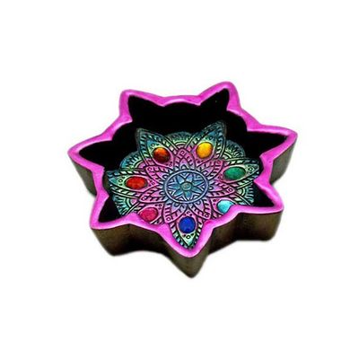 Chakra Ashtray W/ Stones