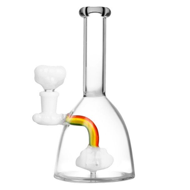 7.25&quot; Rainbow Cloud Bubbler