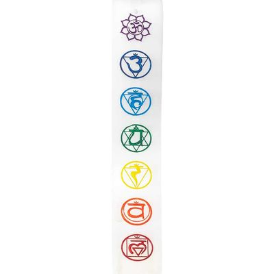 10&quot; Coloured Chakra Selenite Incense Burner