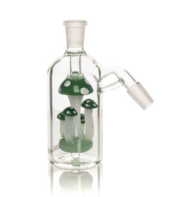 Red Eye Glass 14mm 45 Amanita Ashcatcher