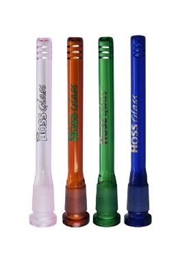 Hoss Series Coloured Diffuser Downstem w/ Cuts