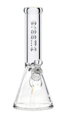 Preemo 12&quot; 9mm Clear Embossed Logo Beaker