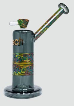 Cheech Glass 9&quot; Multi-Colour Bubbler W/ Box