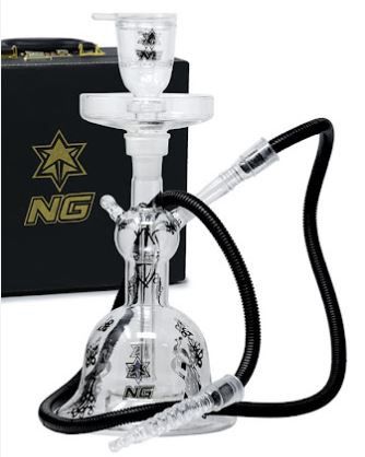 15&quot; Clear Hookah Set