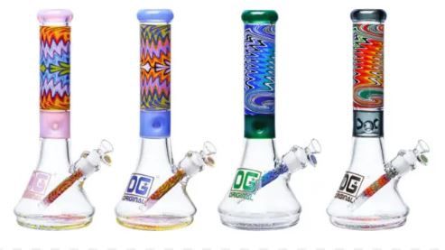 OG Original 14&quot; 7mm Wig Wag Beaker