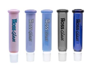 Hoss Glass 8.5&quot; 7mm Full Colour Top Tube 50mm Diameter