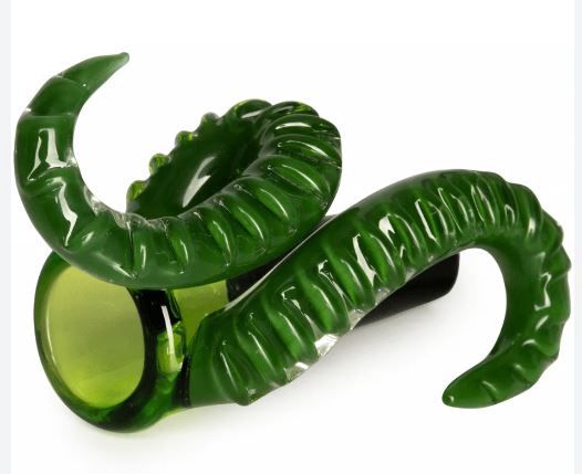 Red Eye Glass Tentacle Bowl