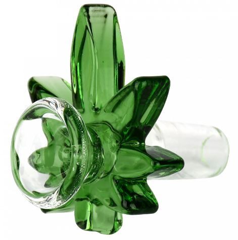 Red Eye Glass Big Leaf Bowl 14mm