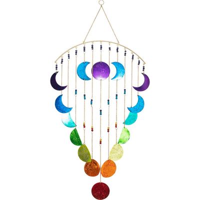 Moon Phases Metal Wall Hanging