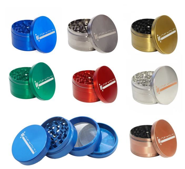 100mm Zinc 4pc Grinder