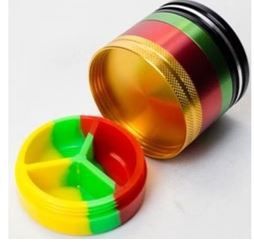 4pc Infyniti Grinder W/Silicone Storage